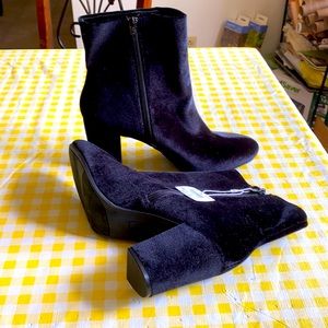 Black Suede Ankle Boots